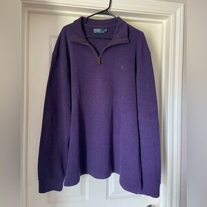 Men’s Polo by Ralph Lauren long sleeved purple shirt. 100% Cotton size XXL